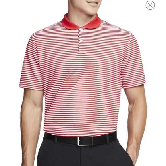 BRAND NEW NIKE DRI-FIT 2-BUTTON HALF-PLACKET SHORT SLEEVE POLO SHIRT - Picture 1 of 16